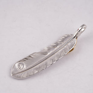 Gold Top Silver Feather (Left)(XL) #00176