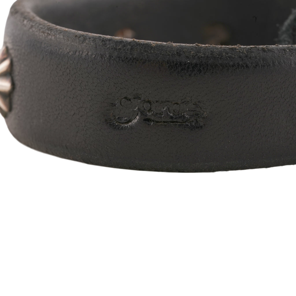 Gold Stamp GC24 3-Concho Leather Bracelet
