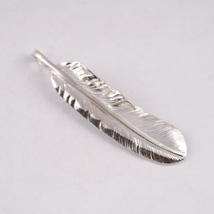 Plain Silver Feather (Left)(XL) #00184
