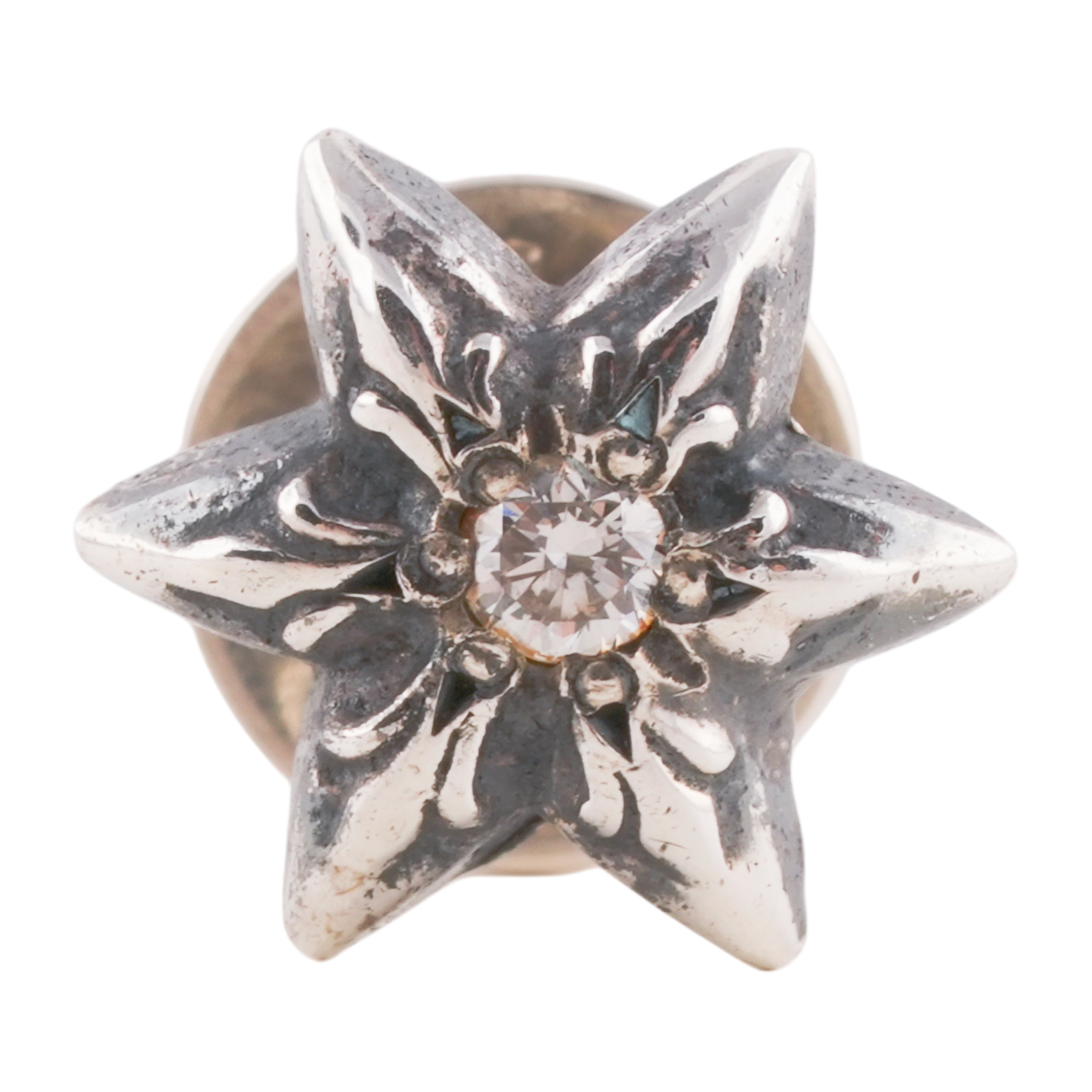 Diamond 6-Point Star Stud Earring #00528
