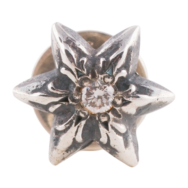 Diamond 6-Point Star Stud Earring #00528