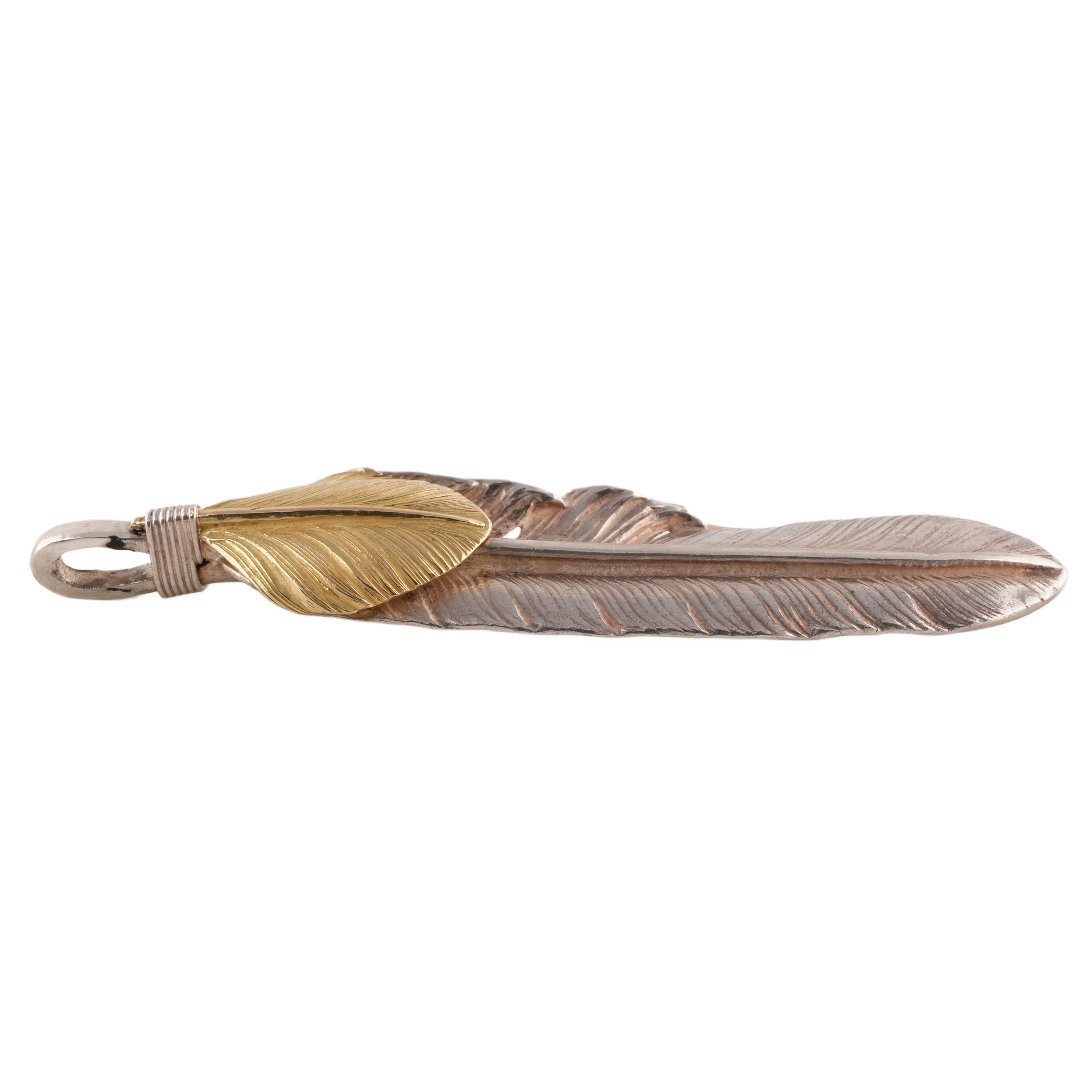 Gold Top Silver Feather (Left)(XL) (Old Design) #00536