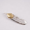 Gold Top Silver Feather (Left)(XL) — Goro's