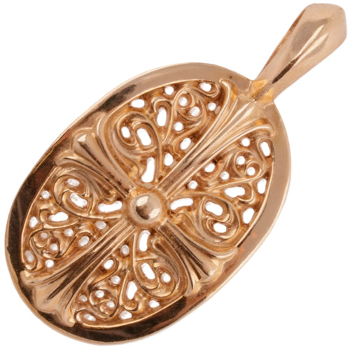 22k Gold Classic Oval Charm — Chrome Hearts · corner:01437/DSC08860.JPG