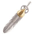 Gold Top Heart Wheel Silver Feather (L) — Goro's