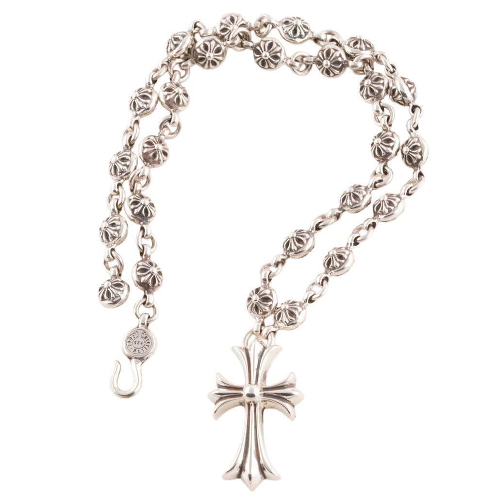 CH Cross + Cross Ball Necklace (Integrated) (20inch)