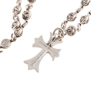 CH Cross + Cross Ball Necklace (Integrated) (20inch)