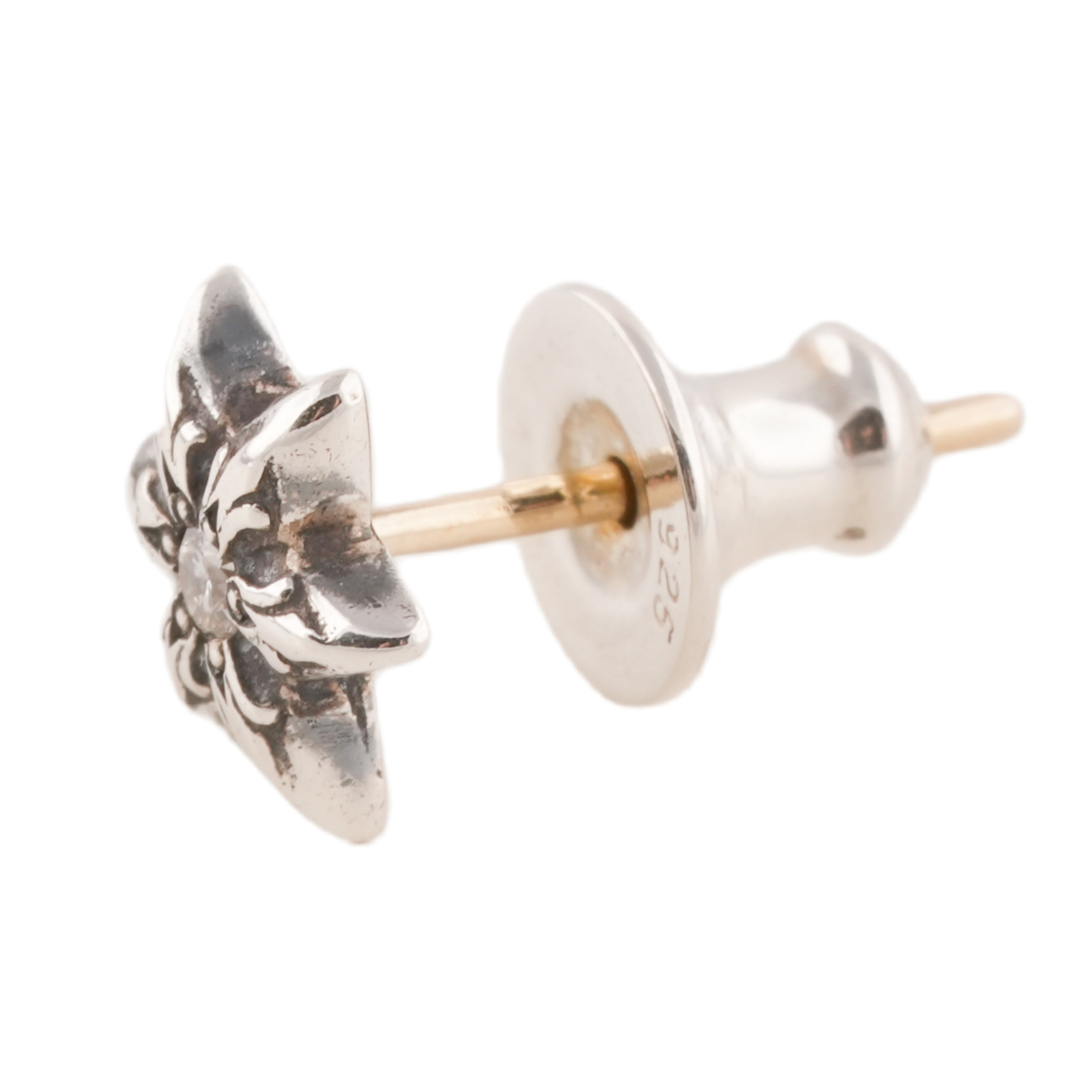 Diamond 6-Point Star Stud Earring #00529