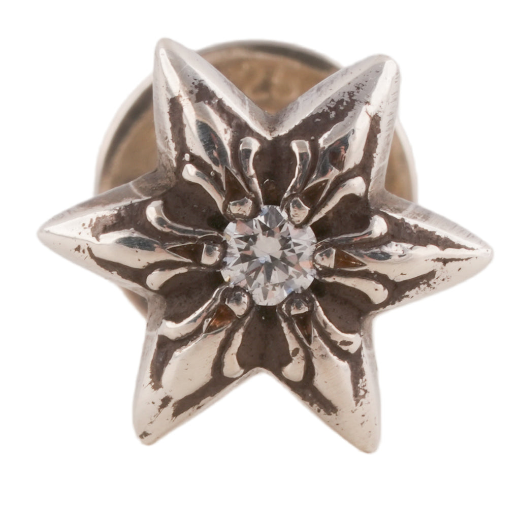 Diamond 6-Point Star Stud Earring #00579