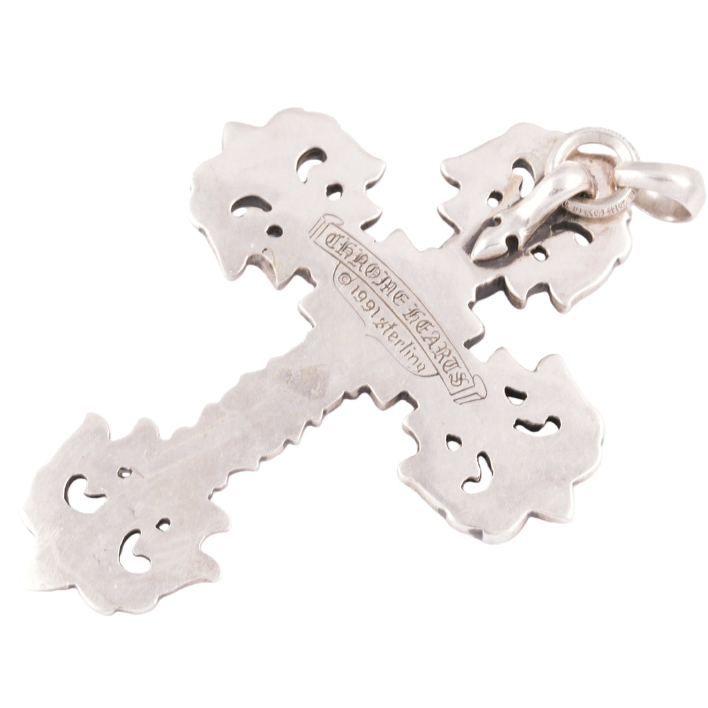 XL Filigree Cross Pendant w/ Bale