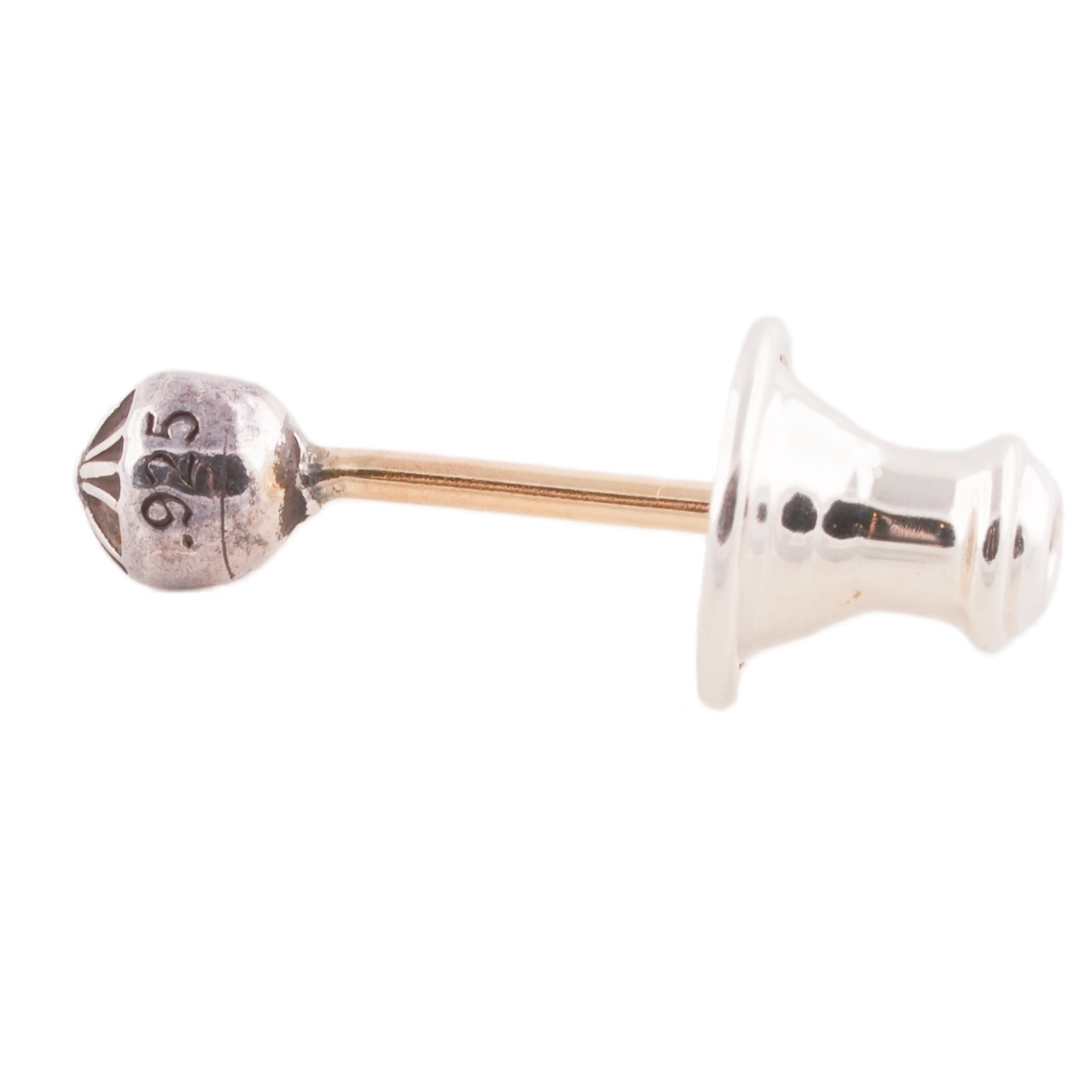 Mini Cross Ball Stud Earring #00583