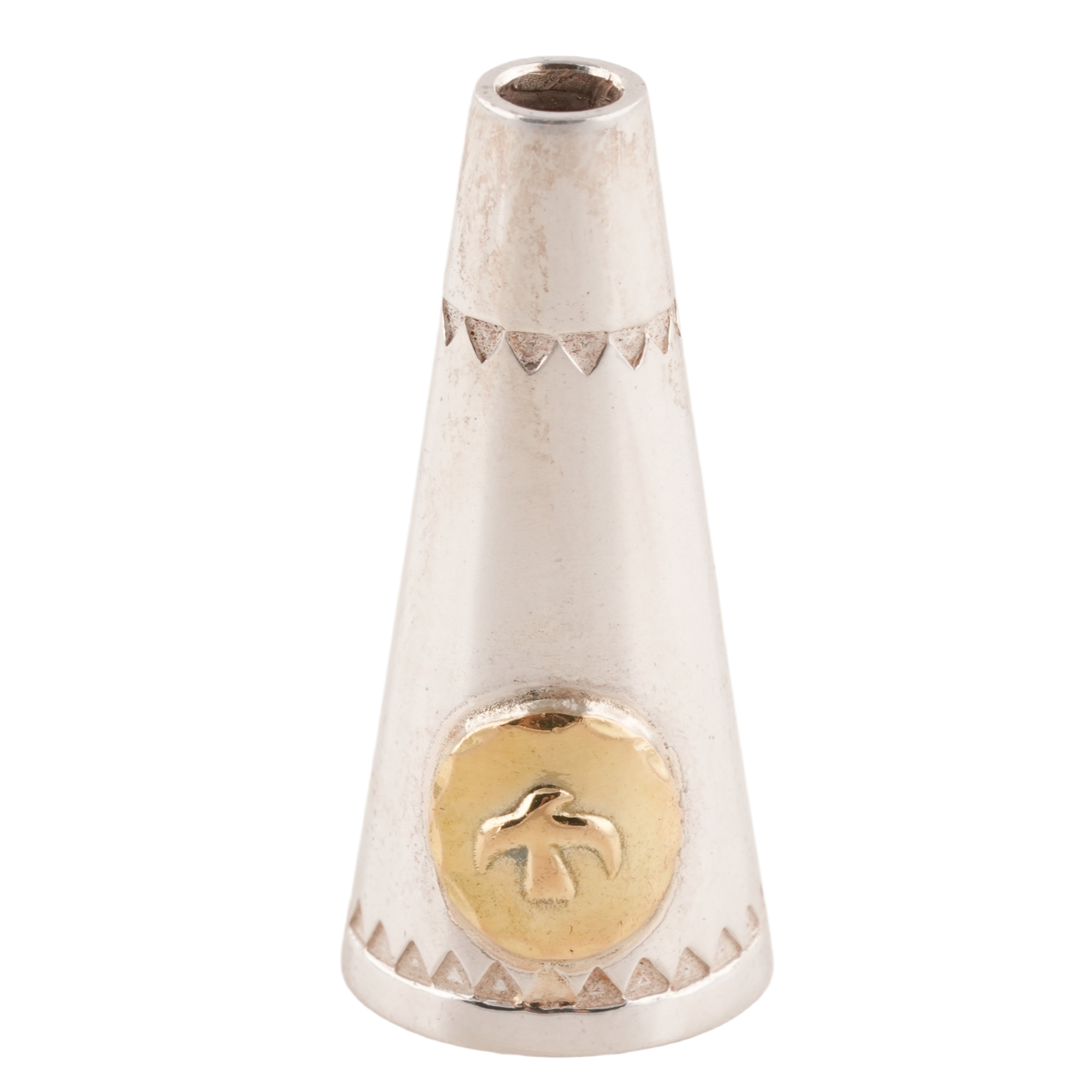 Gold Eagle Stamp Silver Cone #00422