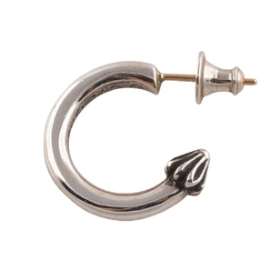 Plain Cross Nail Hoop Earring #00408