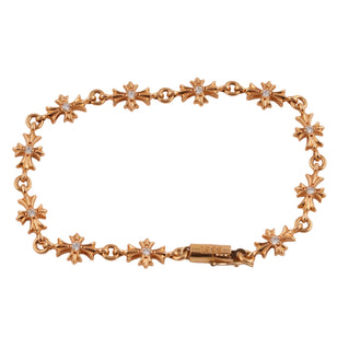22k Pave Diamond Tiny E CH Plus Bracelet (11-Link) — Chrome Hearts · corner:00628/DSC08467.JPG