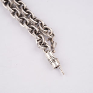 CH Cross + Paper Chain Necklace (Integrated) (18inch)