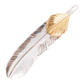 Gold Top Silver Feather (Left)(XL) — Goro's