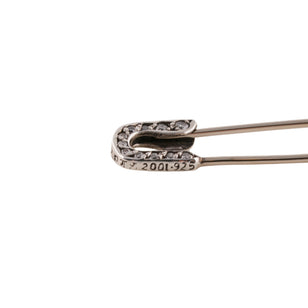 Pave Diamond Safety Pin