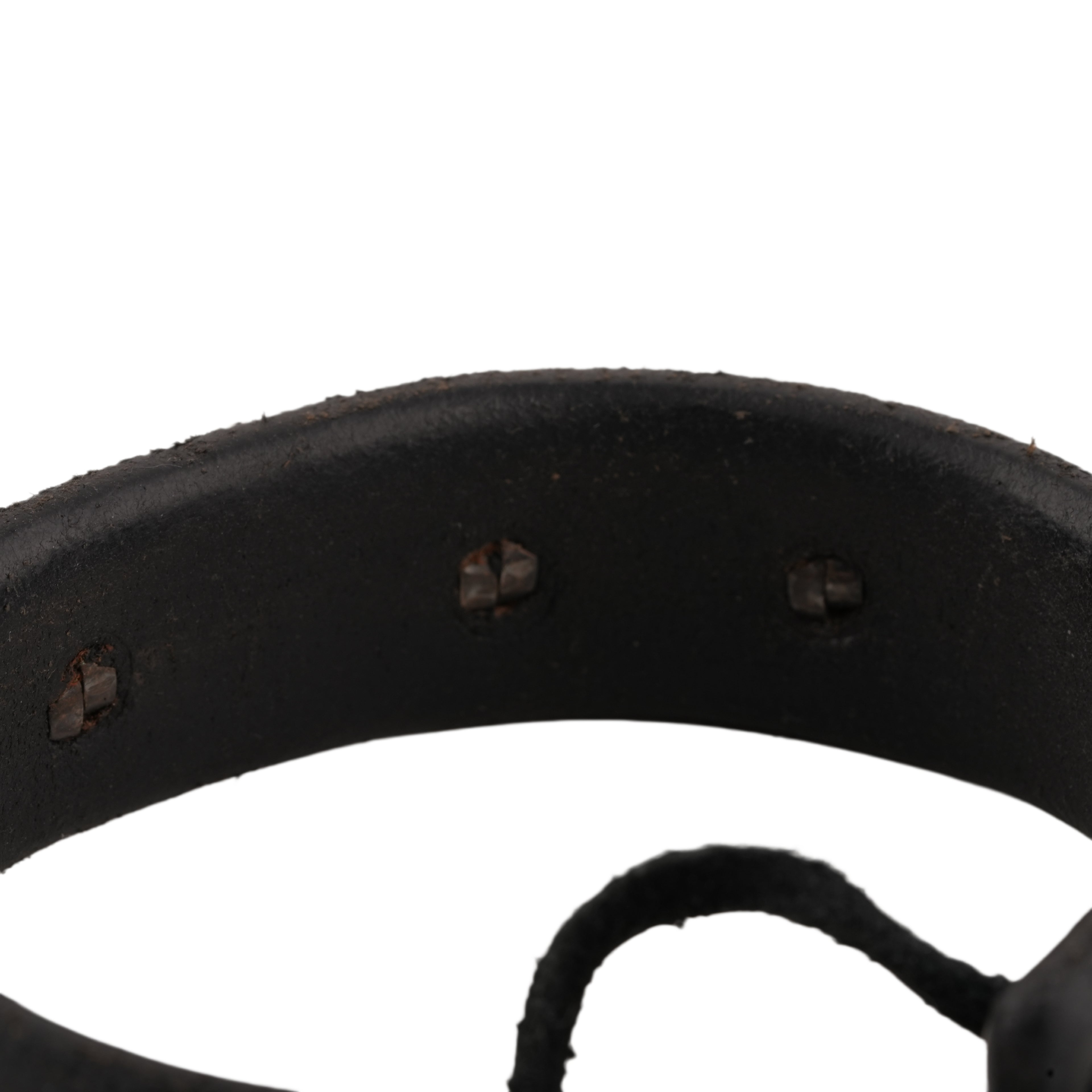 Gold Stamp GC24 3-Concho Leather Bracelet
