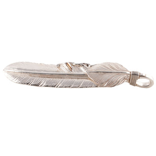 Layered Top Silver Feather (Right)(XL)