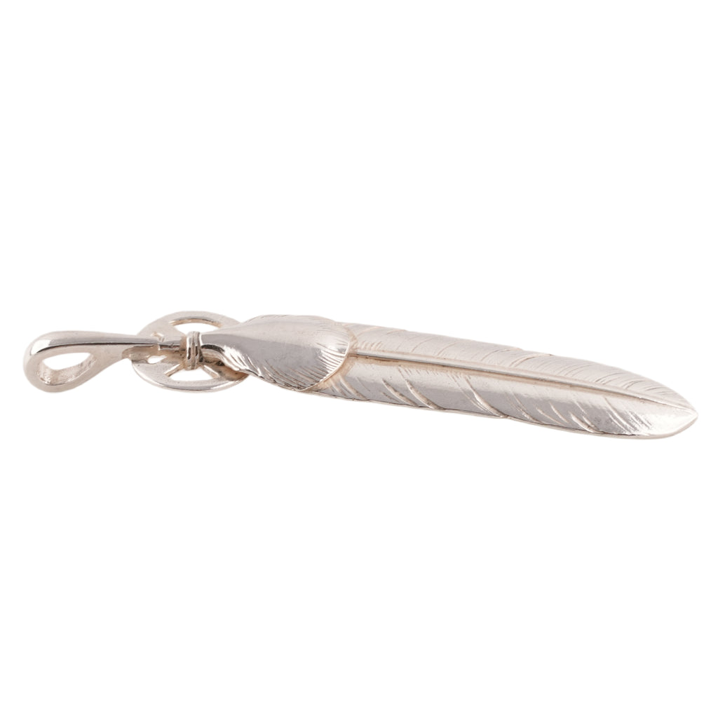 Heart Wheel Silver Feather (L) #00546