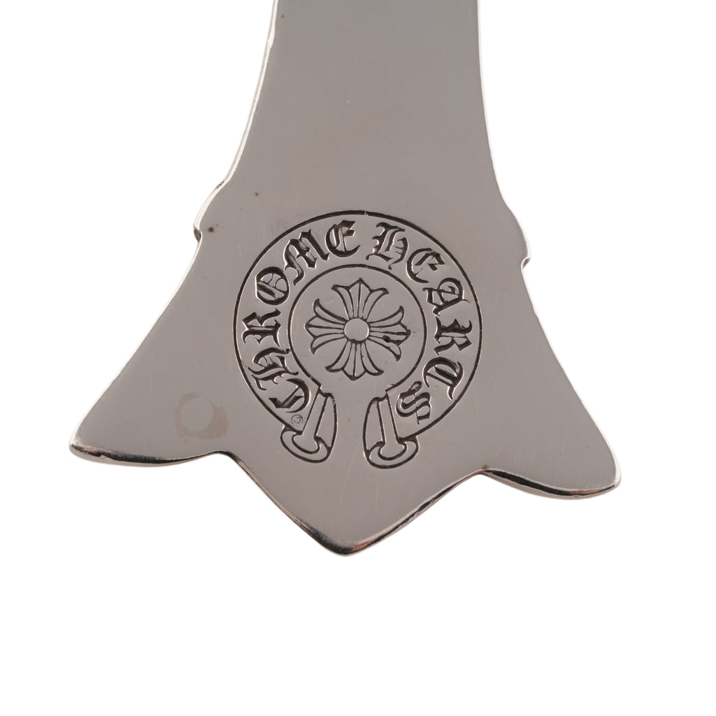 Large Double CH Cross Pendant