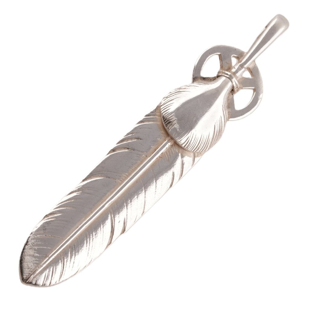 Heart Wheel Silver Feather (L) #00546
