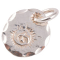 Eagle-in-Sun Silver Medallion Pendant (L) — Goro's