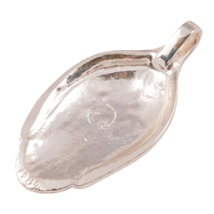 Gold Stamp Eagle Silver Spoon Pendant