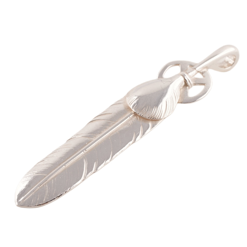 Heart Wheel Silver Feather (L) #00549