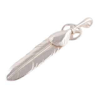 Heart Wheel Silver Feather (L) #00549