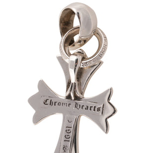 Small CH Cross Pendant With Bale #00272
