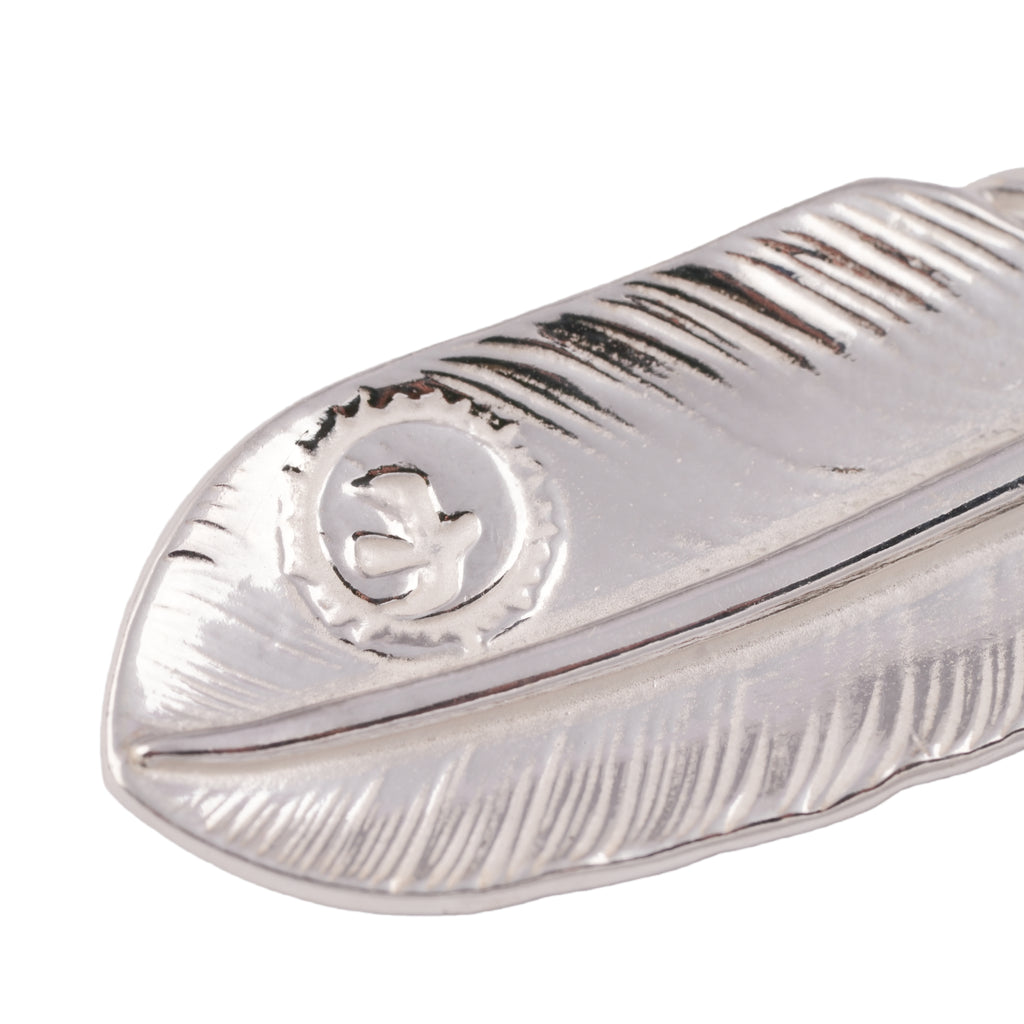 Plain Silver Feather (Left)(XL) #00184