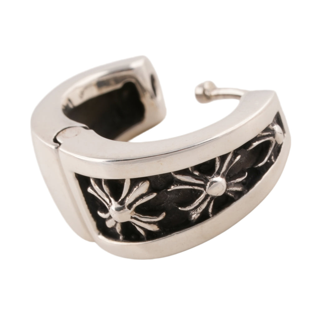 Narrow V CHX Hoop Earring