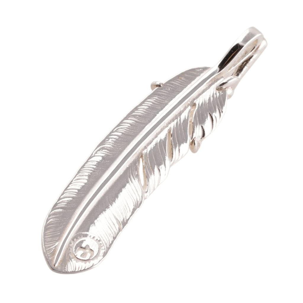Claw Silver Feather w/ Gold Stamp (Right)(XL)