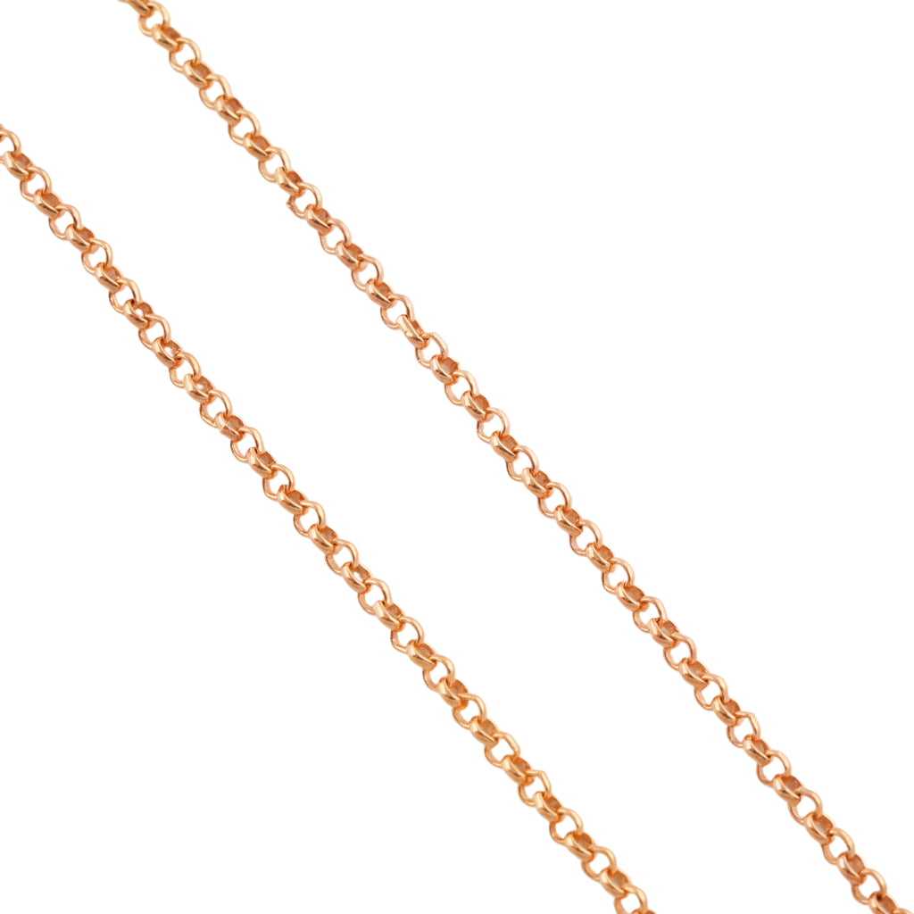 22k Roll Chain Necklace (20inch) #00602