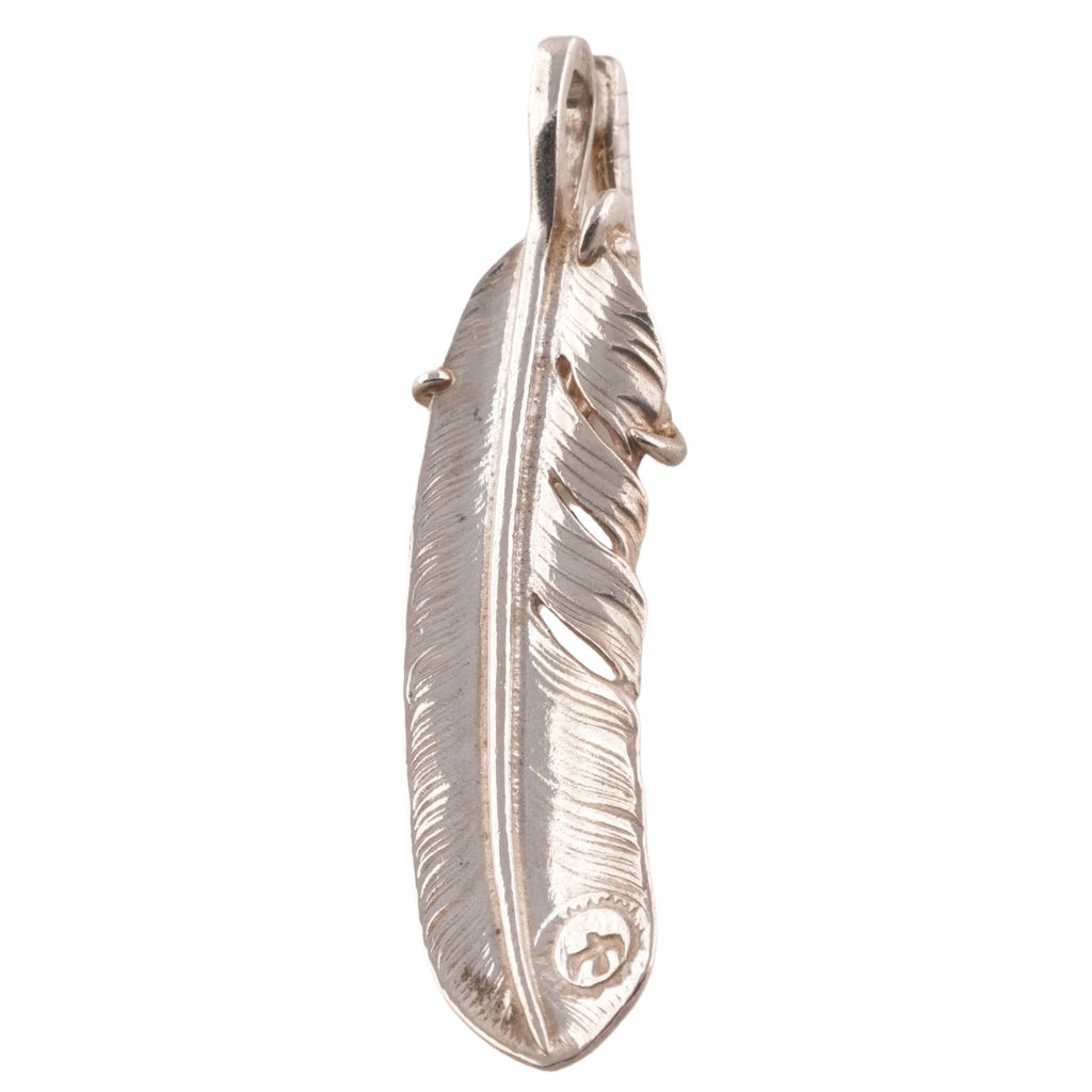 Claw Silver Feather w/ Gold Stamp (Right)(XL) #00342