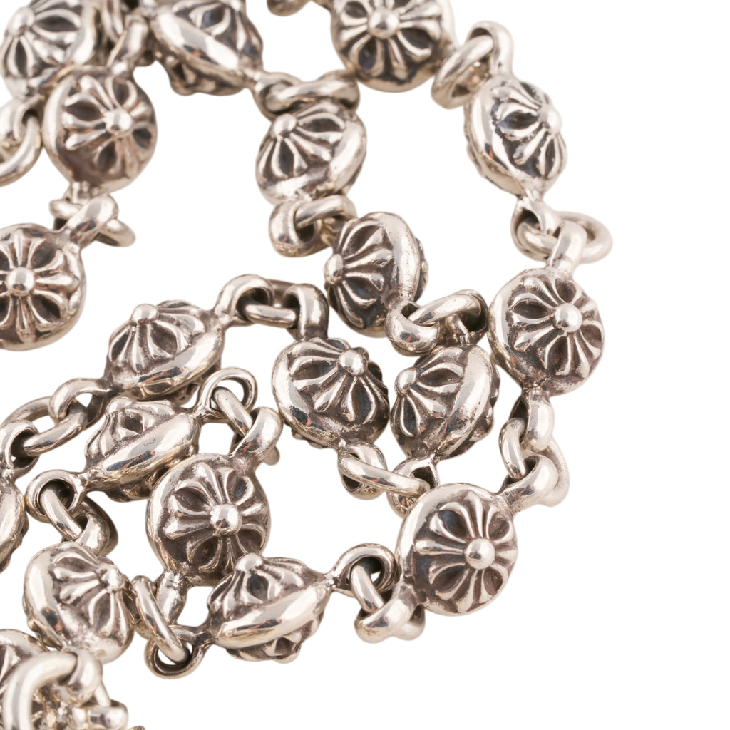 CH Cross + Cross Ball Necklace (Integrated) (20inch)