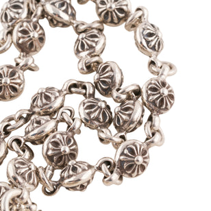CH Cross + Cross Ball Necklace (Integrated) (20inch)