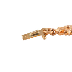 22k Tiny E CH Plus Link Bracelet (12 Link 7inch)