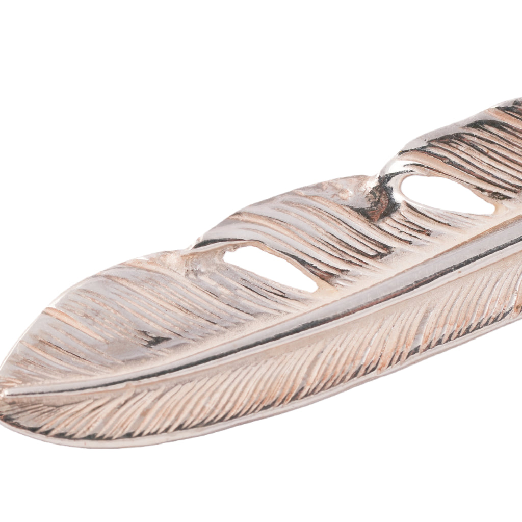 Silver Feather Pendant (Right)(S)