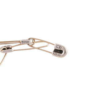 Chain of Safety Pin Necklace (16inch)