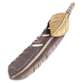 Gold Top Silver Feather (Right)(XL) (Old Design) — Goro's