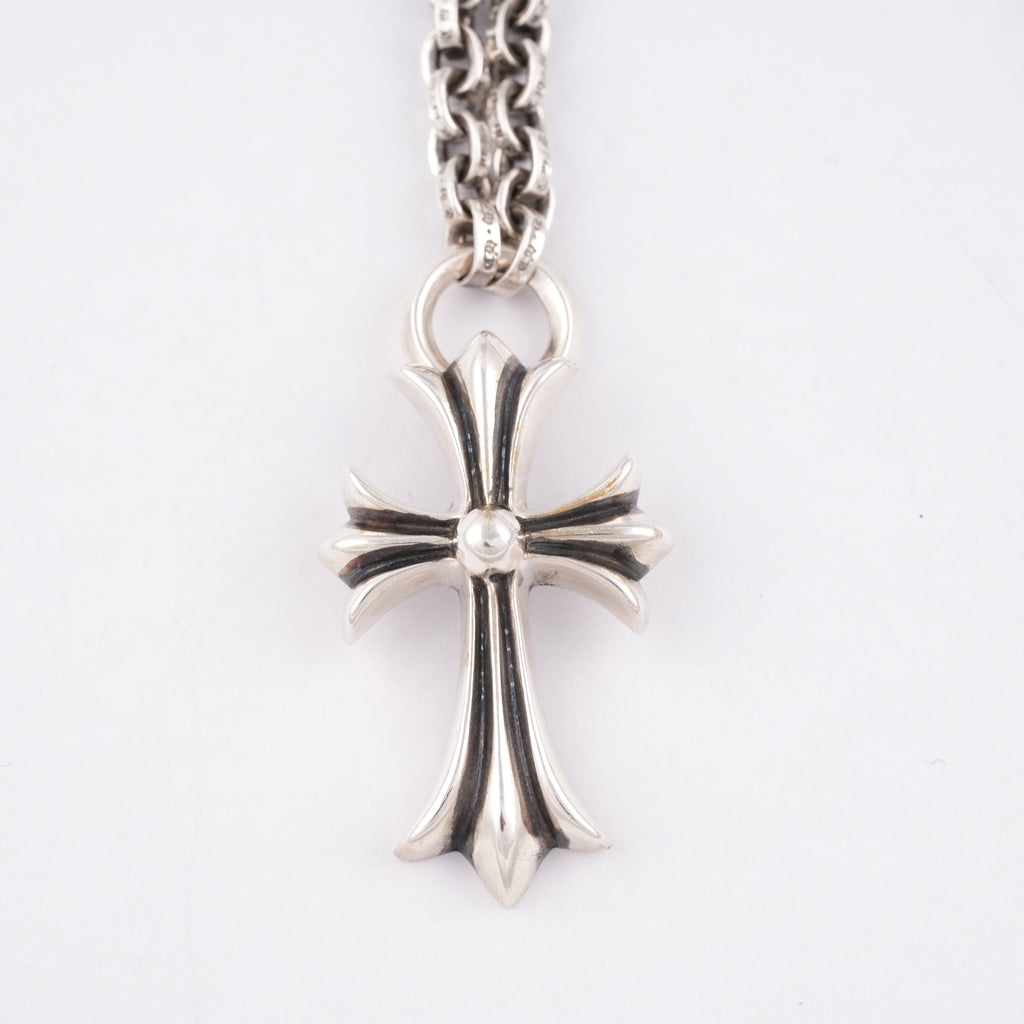 CH Cross + Paper Chain Necklace (Integrated) (18inch)