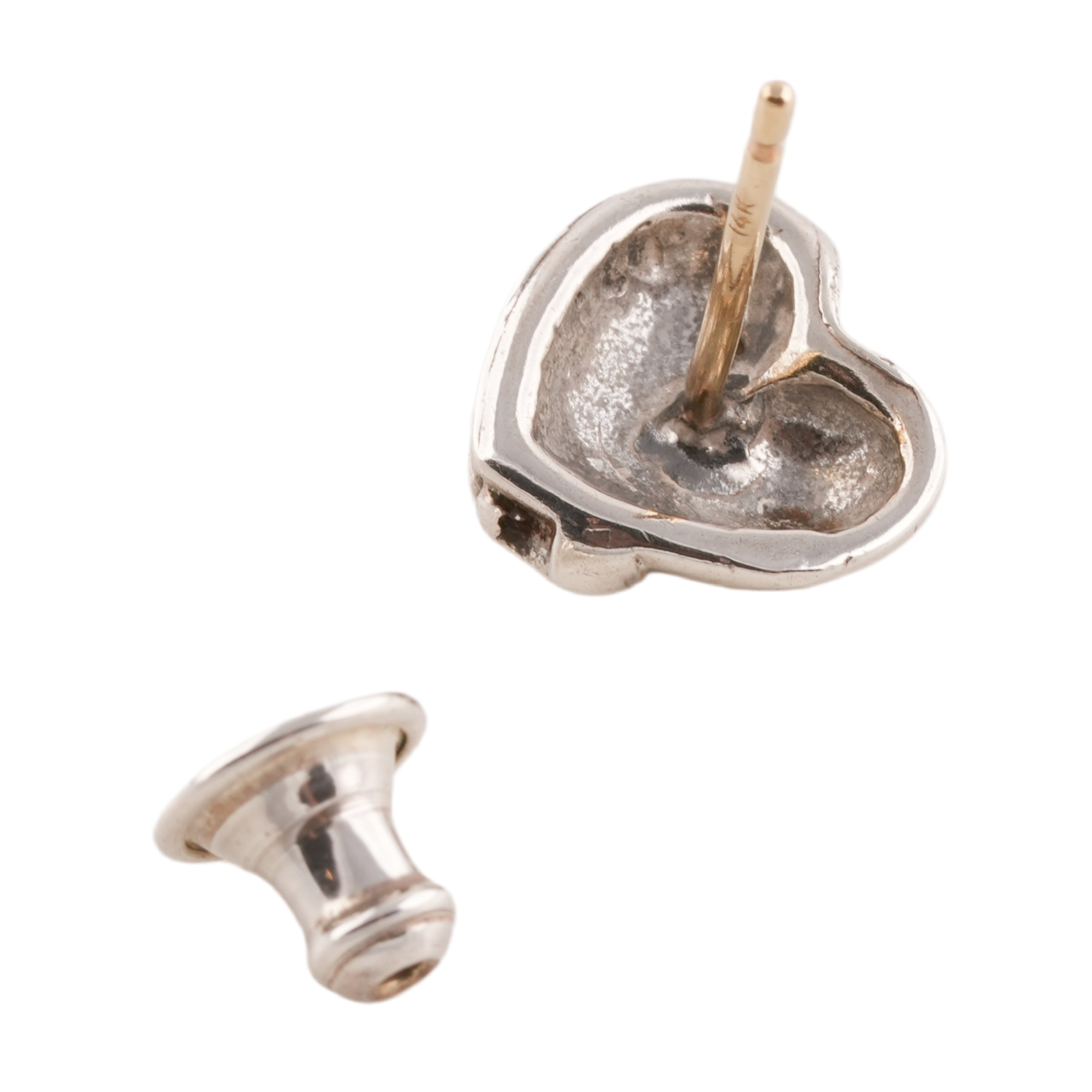 Vine Heart Stud Earring