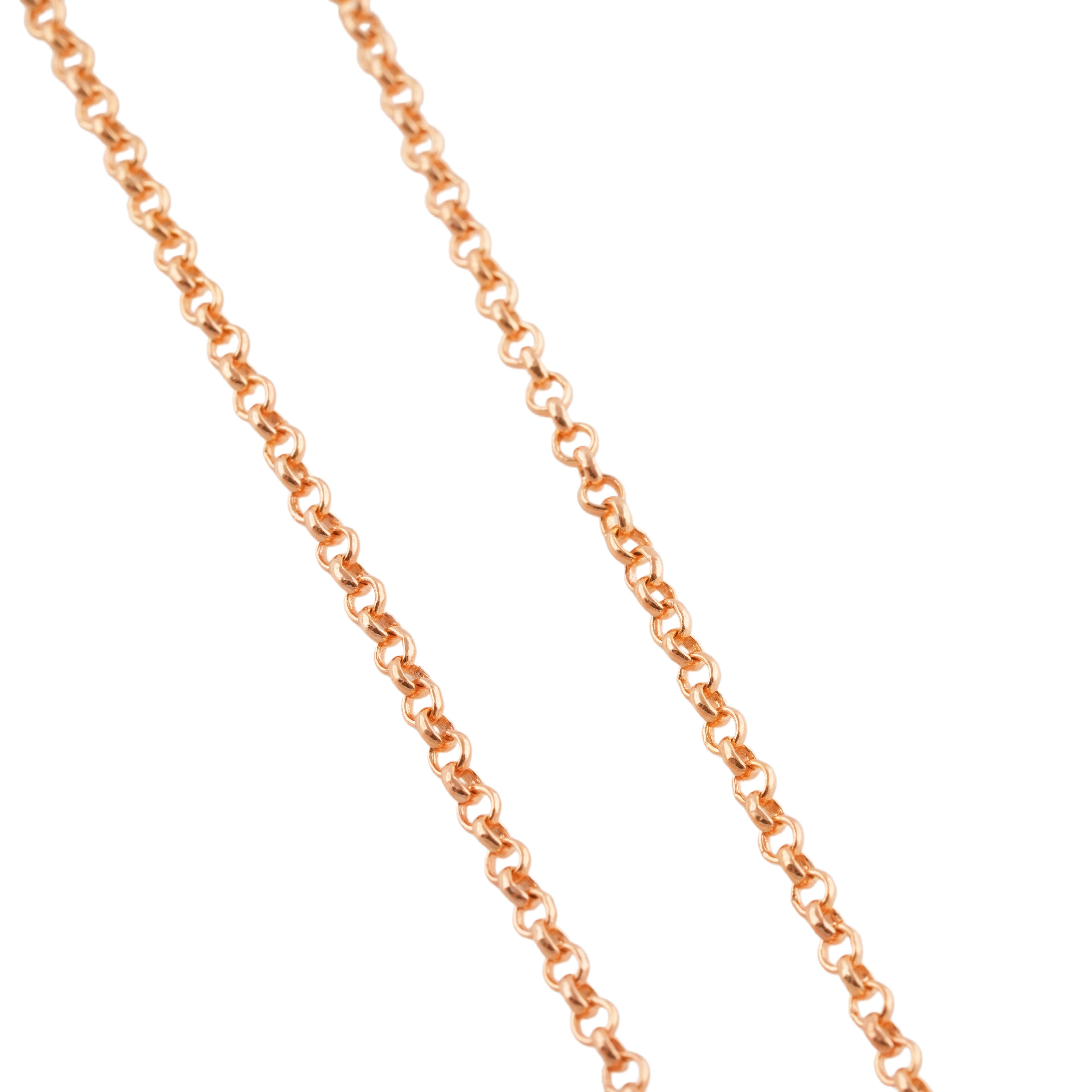 22k Roll Chain Necklace (16inch) #00599