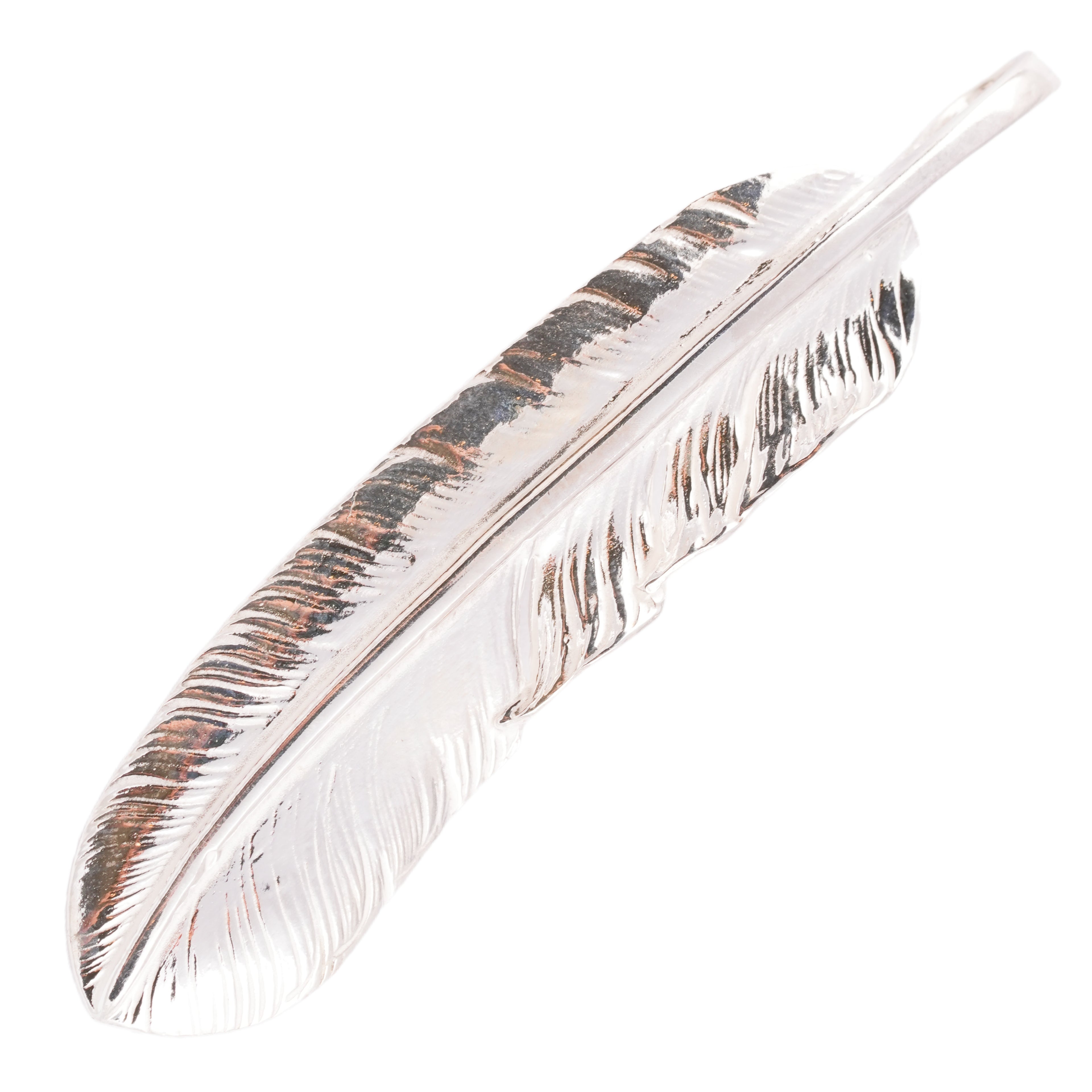 Plain Silver Feather (Left)(XL) #00184