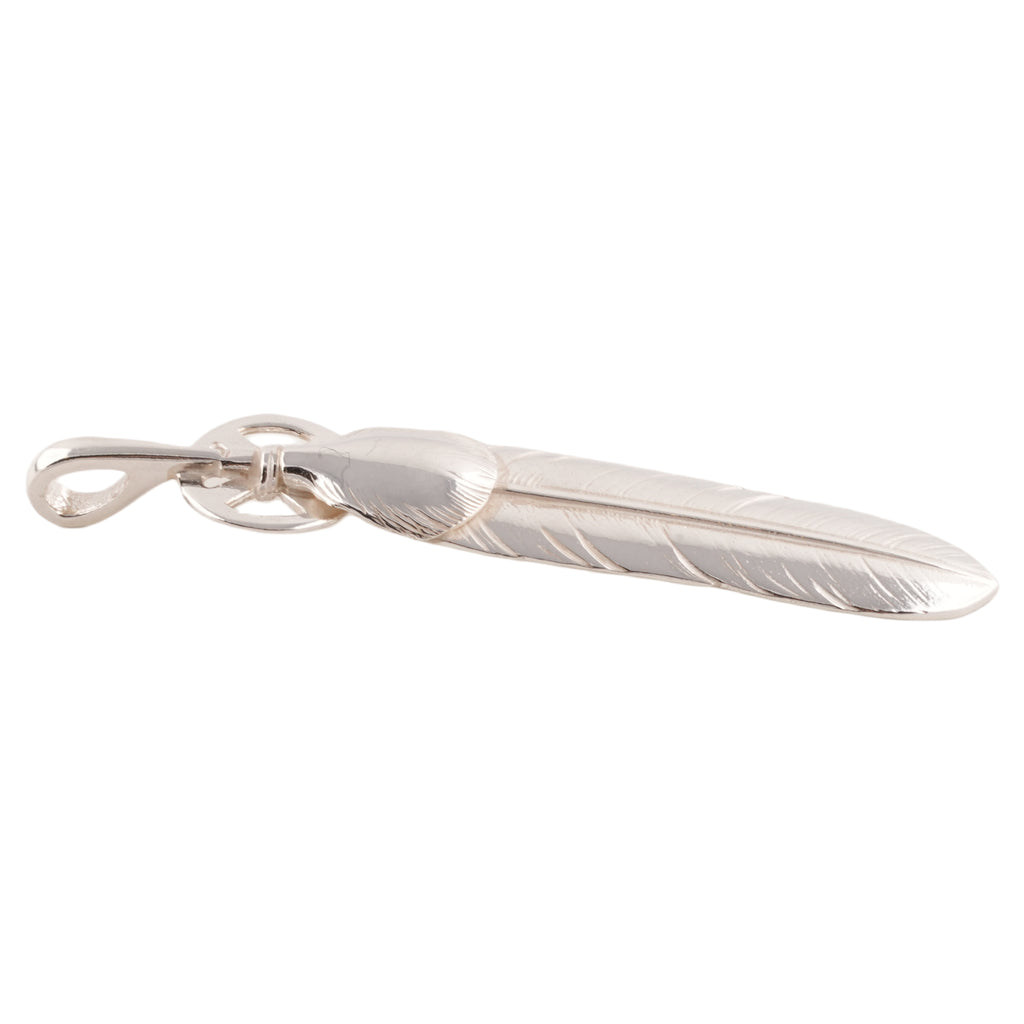 Heart Wheel Silver Feather (L) #00549
