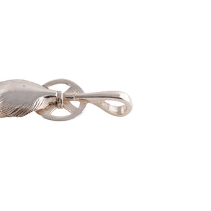 Heart Wheel Silver Feather (L) #00546