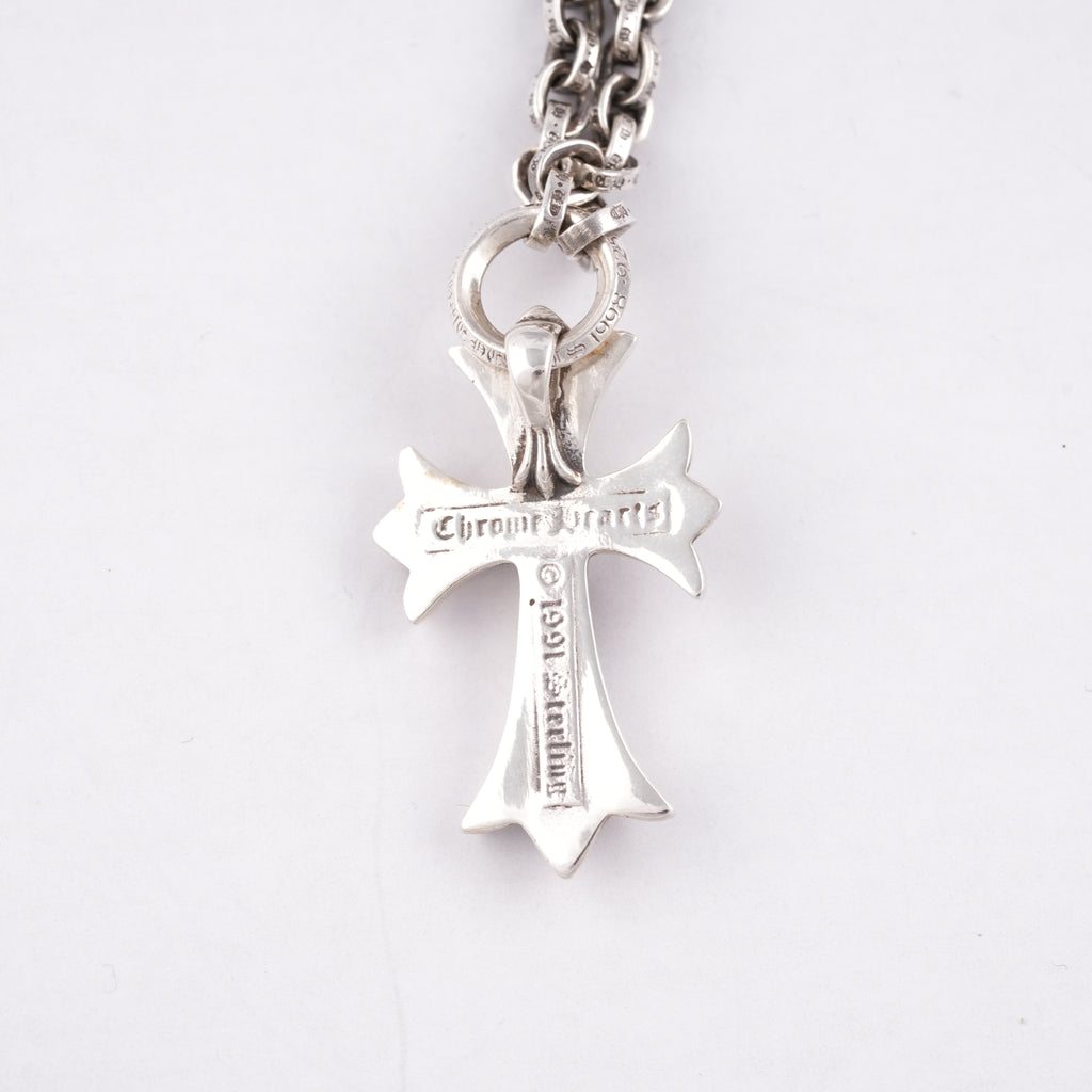 CH Cross + Paper Chain Necklace (Integrated) (18inch)