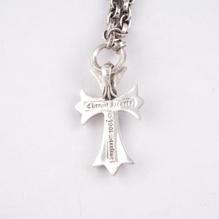 CH Cross + Paper Chain Necklace (Integrated) (18inch)